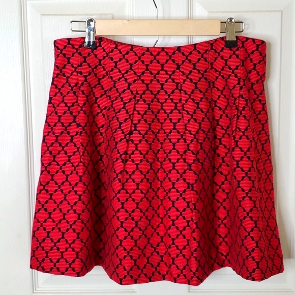 Banana Republic print pleated ruffle skirt - Picture 3 of 7